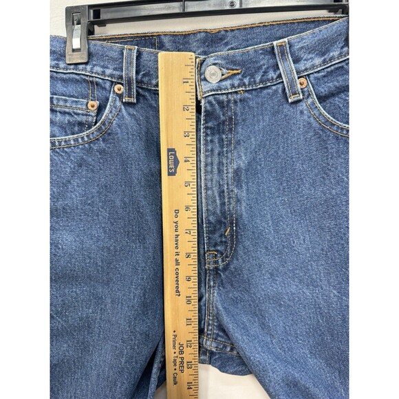 Vtg Levis 550 Jeans Womens 10M 29x30 Dark Wash High Rise Relaxed Tapered Y2K - Picture 8 of 9